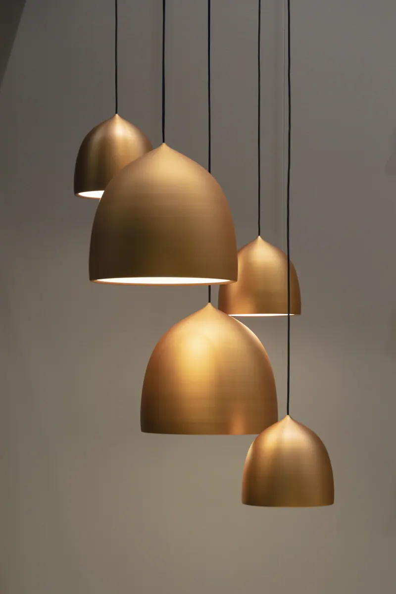 Luminária de design escultural